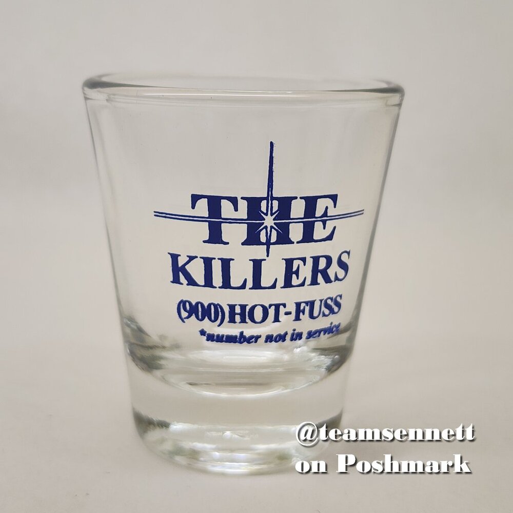 The Killers Hot Fuss Shot Glass / Caesars Palace Las Vegas Encore Shows 2025
